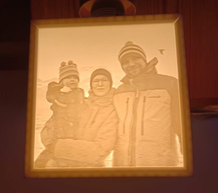 3D-Druck Lithophane Lampe